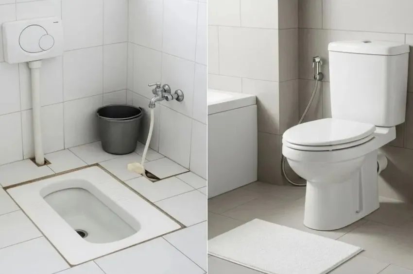 இந்தியனா? வெஸ்டர்னா? - எந்த கழிப்பறை பெஸ்ட் ?