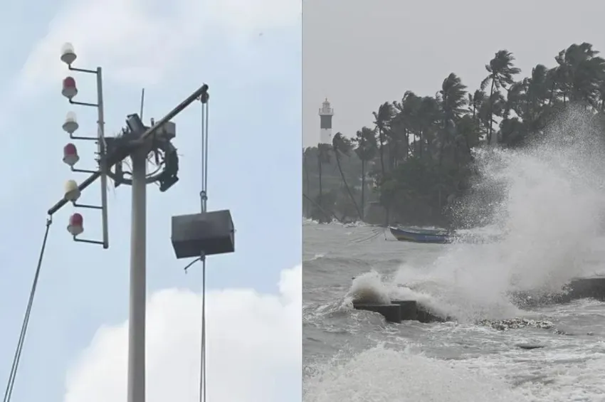 வங்கக்கடலில் புயல் உருவாக வாய்ப்பு: 9 துறைமுகங்களில் 1-ஆம் எண் எச்சரிக்கை கூண்டு ஏற்றம்!