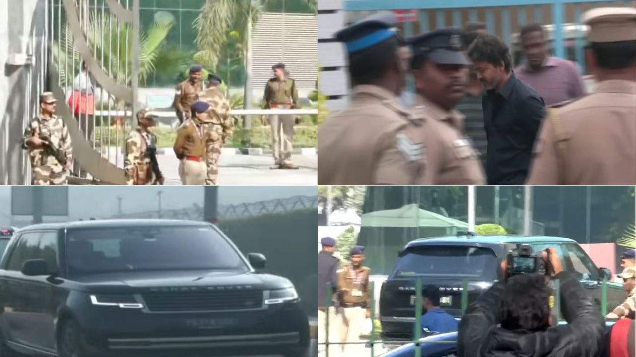 கரூர் சம்பவம்: சிபிஐ அலுவலகத்தில் ஆஜரானார் விஜய்!