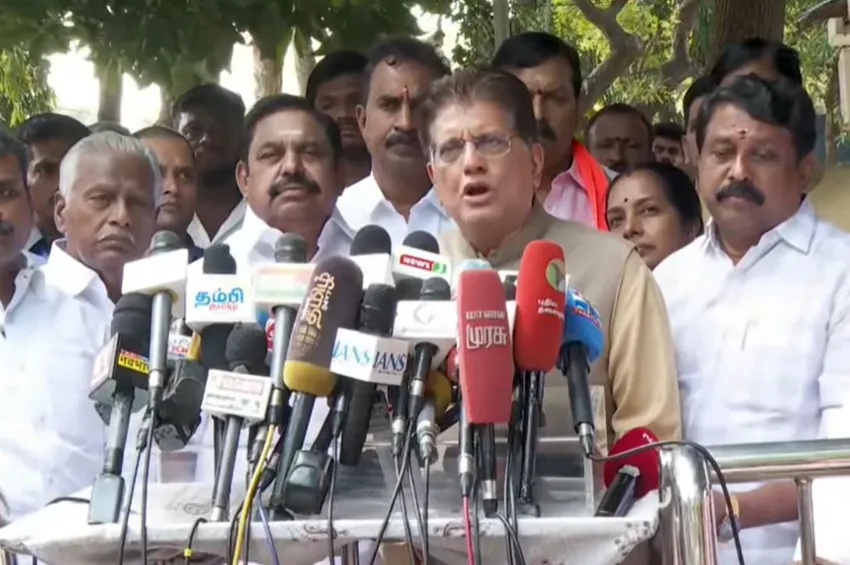 வலிமையான கூட்டணி என்டிஏ.. தமிழகத்தில் அதிமுக ஆட்சி அமையும்- இபிஎஸ், பியூஷ் கோயல் பேட்டி!