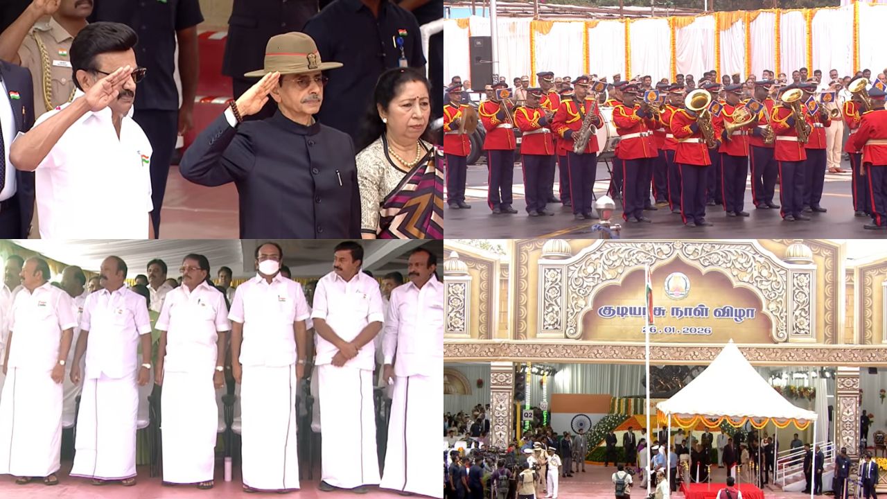 77-வது குடியரசு தினம்: சென்னையில் ஆளுநர் ஆர்.என்.ரவி தேசியக் கொடி ஏற்றினார்!