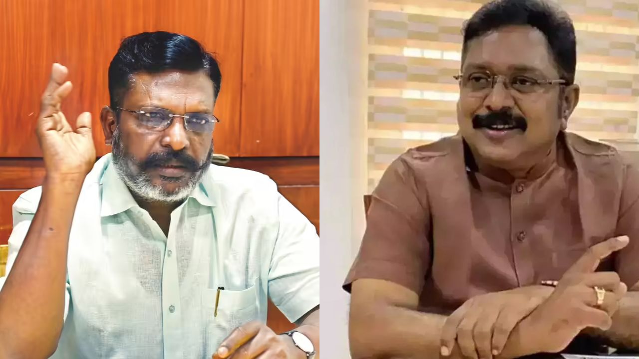 கருணாநிதி, ஸ்டாலின் என்பது தமிழ்ப்பெயரா?- திருமாவளவனுக்கு டிடிவி தினகரன் கேள்வி!