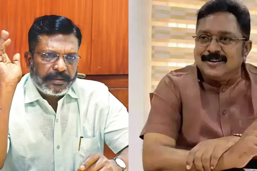 கருணாநிதி, ஸ்டாலின் என்பது தமிழ்ப்பெயரா?- திருமாவளவனுக்கு டிடிவி தினகரன் கேள்வி!