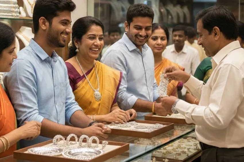 வெள்ளி விலை ஒரே நாளில் ரூ.85,000 சரிவு.. வாடிக்கையாளர்கள் மகிழ்ச்சி!