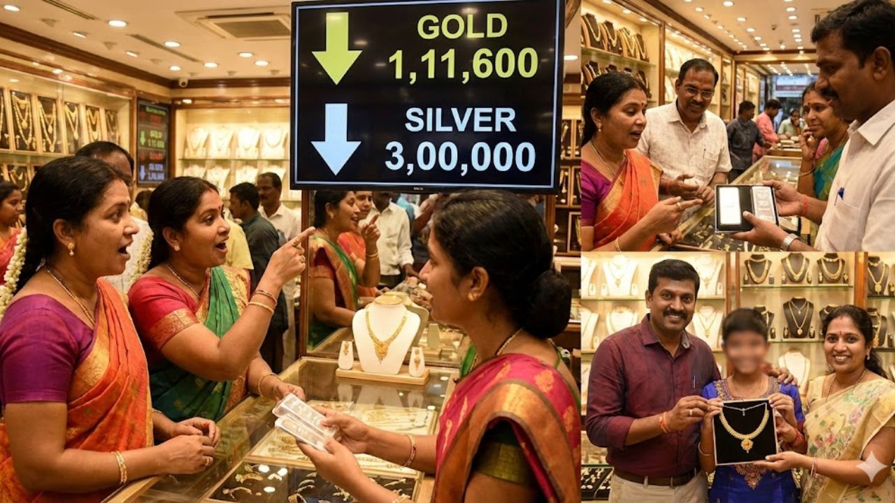நகை பிரியர்களுக்கு குட் நியூஸ்: தங்கம், வெள்ளி விலை கடும் சரிவு!