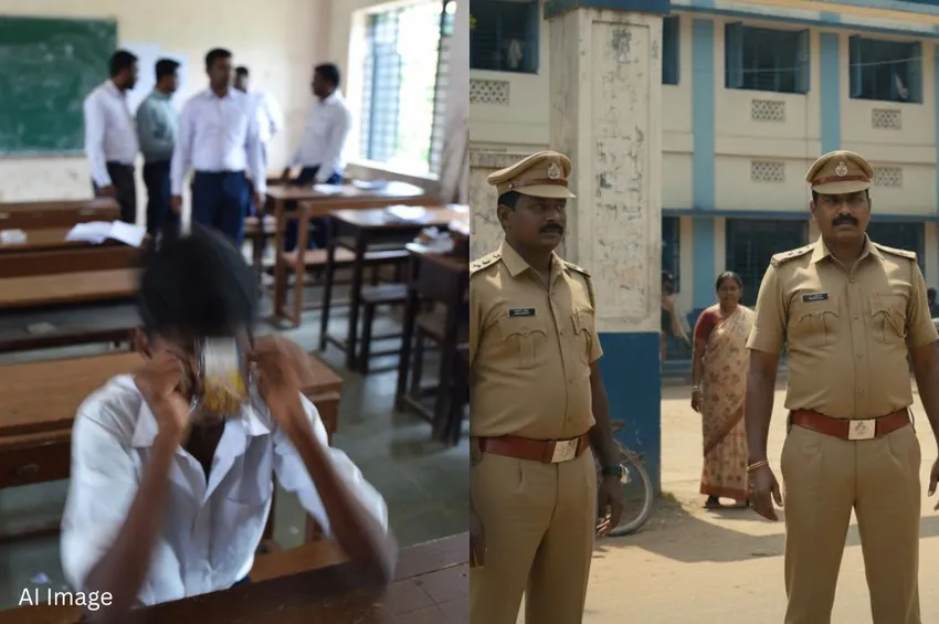 பள்ளிப் பையில் கஞ்சா.. வகுப்பறைக்குள் பொட்டலத்துடன் வந்த பிளஸ் 1 மாணவன்!