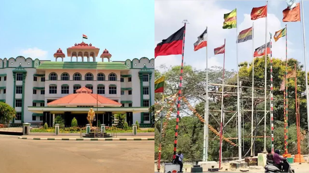 அனுமதி இல்லாத கொடிக்கம்பங்கள் அகற்றும் பணி: மாவட்ட ஆட்சியர்களுக்கு நீதிமன்றம் அதிரடி உத்தரவு!