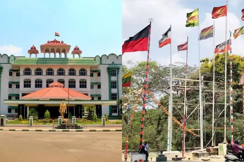 அனுமதி இல்லாத கொடிக்கம்பங்கள் அகற்றும் பணி: மாவட்ட ஆட்சியர்களுக்கு நீதிமன்றம் அதிரடி உத்தரவு!