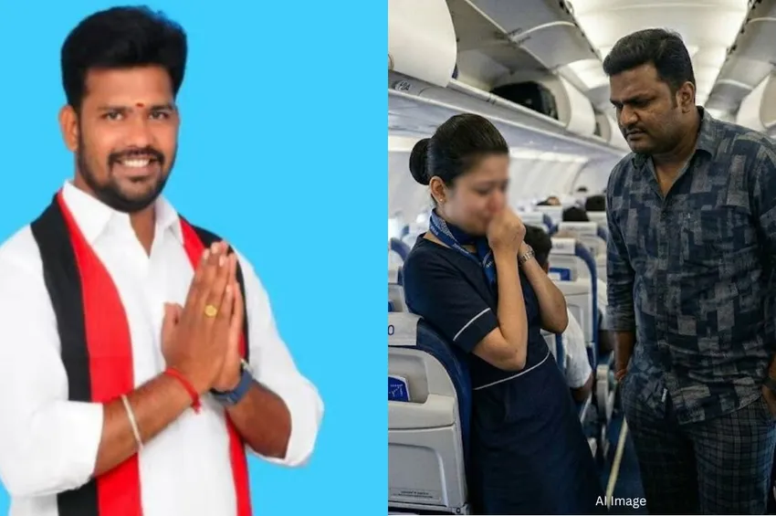 இண்டிகோ விமானத்தில் நடந்த பாலியல் அத்துமீறல்; திமுக கவுன்சிலரை தட்டிதூக்கிய போலீஸ்!