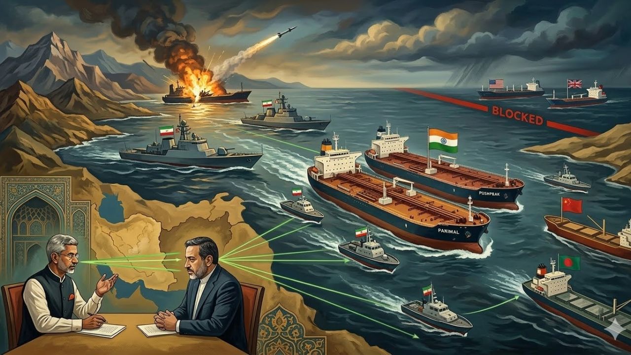 கிரீன் சிக்னல் கொடுத்த ஈரான்... ஹோர்முஸ் நீரிணையை கடந்த இந்தியக் கப்பல்கள்!