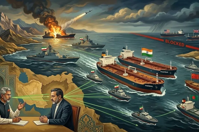 கிரீன் சிக்னல் கொடுத்த ஈரான்... ஹோர்முஸ் நீரிணையை கடந்த இந்தியக் கப்பல்கள்!