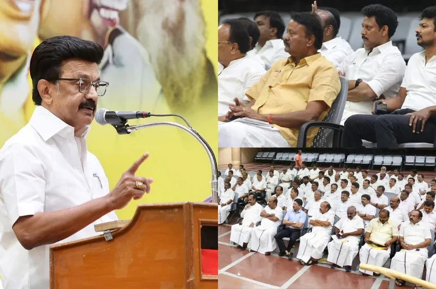 களம் நமக்கு பாசிடிவ்வாக இருக்கு.. மாவட்ட செயலாளர்கள் உஷாரா இருங்க- ஸ்டாலின் அறிவுரை!