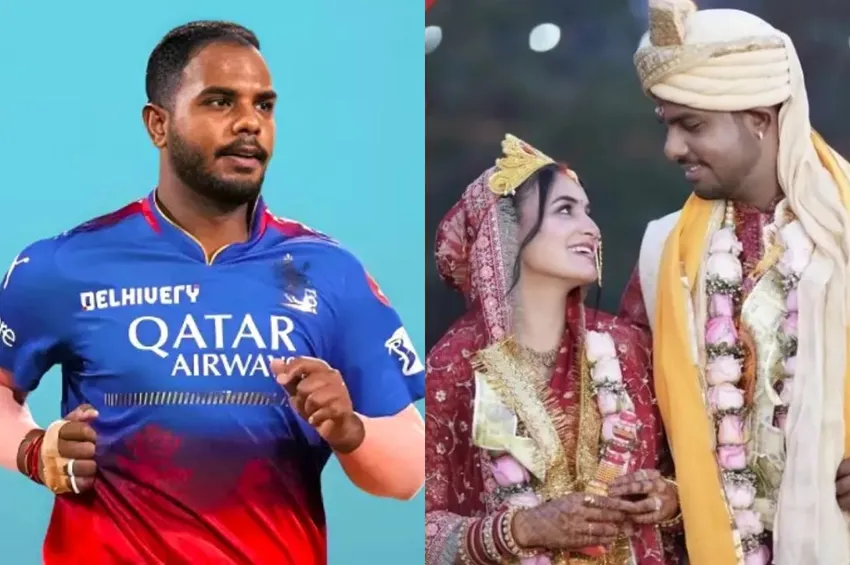 இரண்டு பாலியல் வன்கொடுமை வழக்குகள்.. காதலியை ரகசிய திருமணம் செய்த ஆர்.சி.பி. வீரர்!