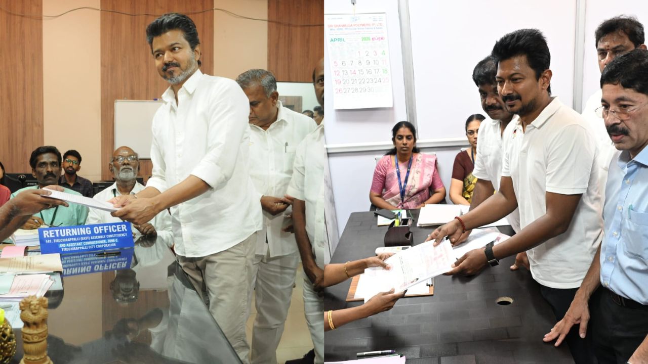 தேர்தல் 2026: உதயநிதி மற்றும் விஜய் இன்று வேட்புமனு தாக்கல்!