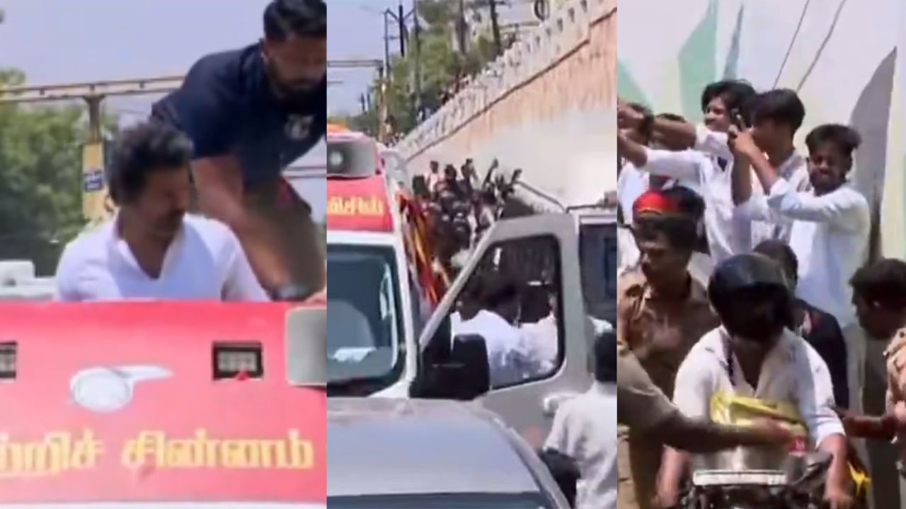 விபத்தில் சிக்கிய தம்பதி.. ஓடிச் சென்று நலம் விசாரித்த விஜய்!