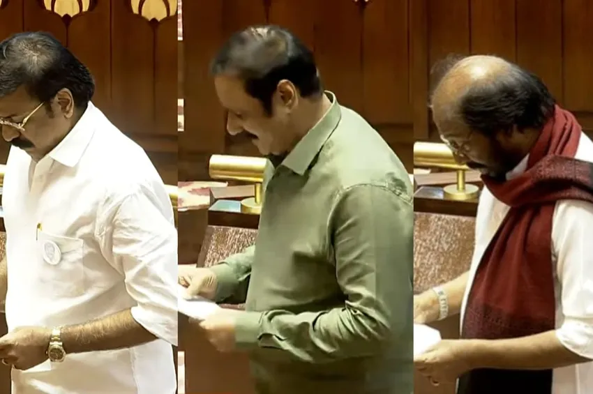 தமிழகத்தின் 6 மாநிலங்களவை உறுப்பினர்கள் பதவியேற்பு!