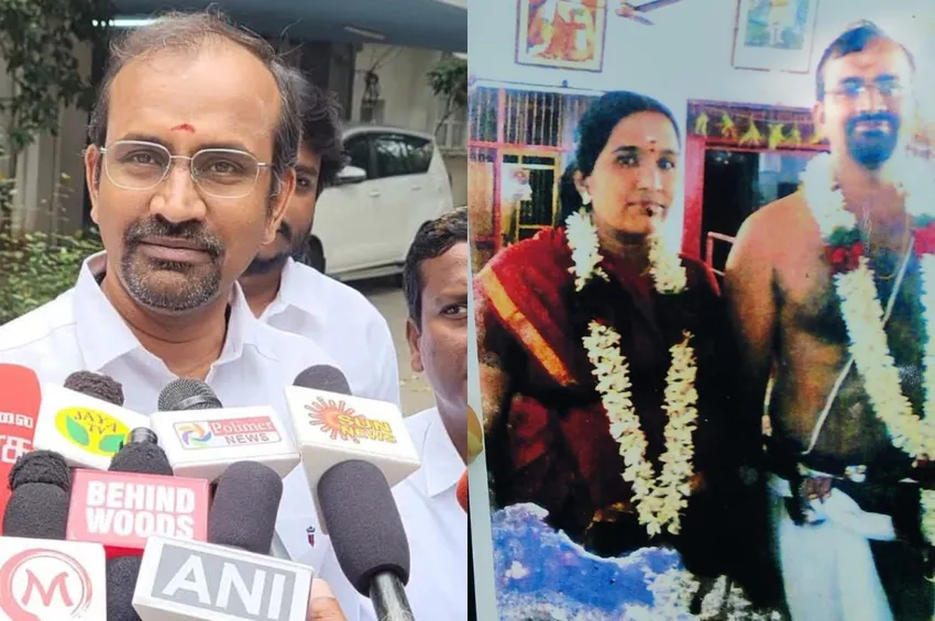 மயிலாப்பூர் தவெக வேட்பாளர் மீது மனைவி புகார்: குழந்தையை மீட்டுத் தரக்கோரி முறையீடு!