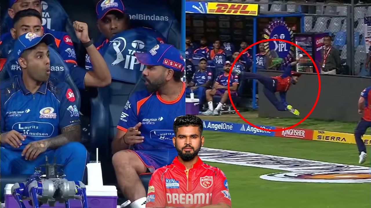 வான்கடேவில் ஸ்ரேயாஸ் ஐயரின் மாயாஜால கேட்ச்: வியப்பில் உறைந்த ரோஹித், சூர்யகுமார்!