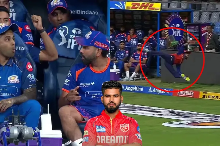 வான்கடேவில் ஸ்ரேயாஸ் ஐயரின் மாயாஜால கேட்ச்: வியப்பில் உறைந்த ரோஹித், சூர்யகுமார்!