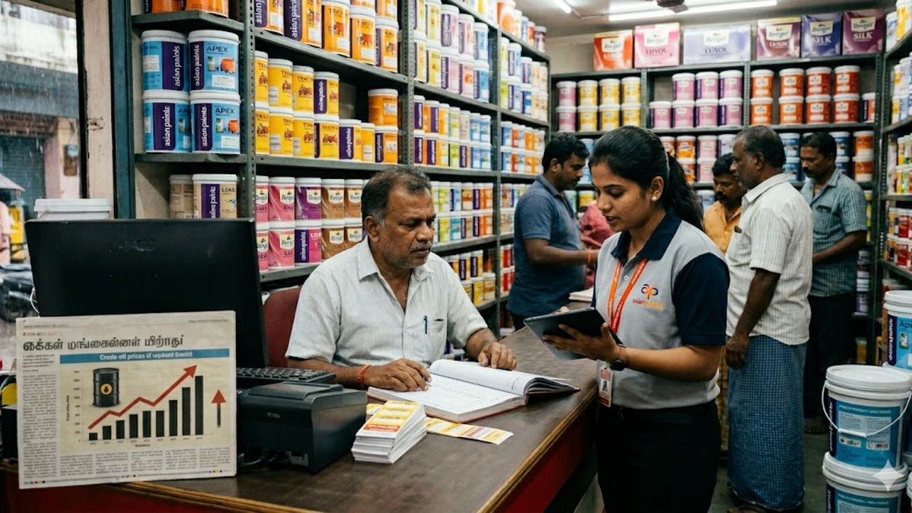 வீடு கட்டுவோருக்கு அதிர்ச்சி: பெயிண்ட் விலையை உயர்த்தும் முன்னணி நிறுவனங்கள்!