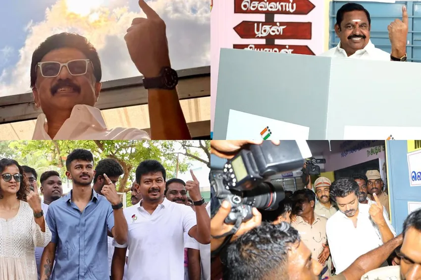 தமிழக சட்டப்பேரவை தேர்தல்: முதல்வர் ஸ்டாலின், இபிஎஸ், விஜய் வாக்களித்தனர்!