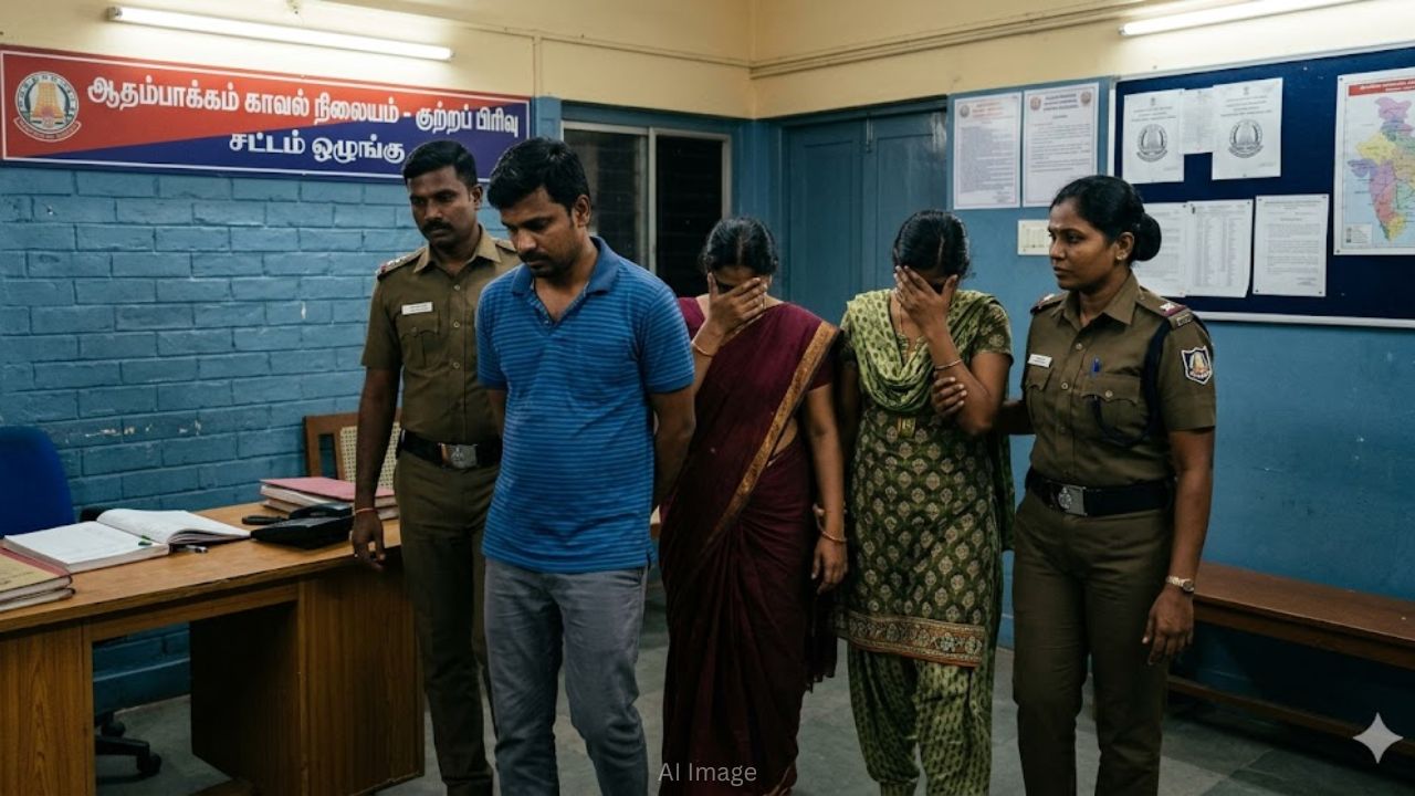 போலீஸ் வேடத்தில் நூதன மோசடி: உல்லாசத்திற்கு வந்தவரிடம் ரூ.45,000 பறித்த கும்பல்!