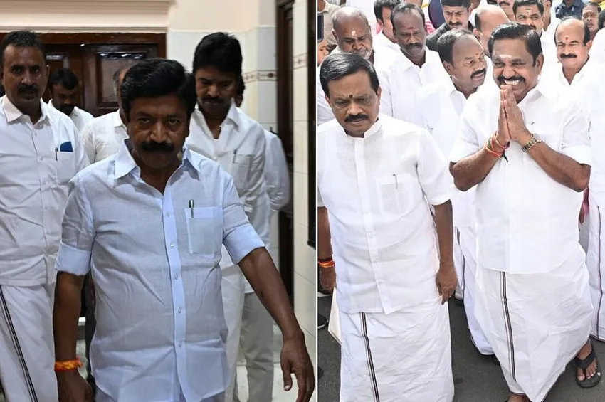 எடப்பாடி பழனிசாமியுடன் இணையும் சி.வி.எஸ் - எஸ்.பி.வி அணி? சமாதான பேச்சுவார்த்தை தீவிரம்! எடப்பாடி பழனிசாமியுடன் இணையும் சி.வி.எஸ் - எஸ்.பி.வி அணி? சமாதான பேச்சுவார்த்தை தீவிரம்!