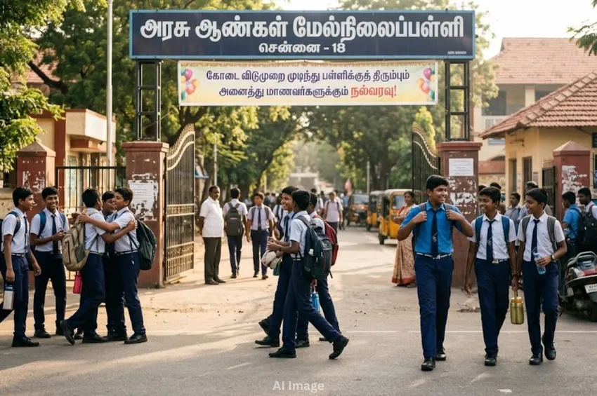 தள்ளிப்போகும் ஸ்கூல் Re-Open.. பள்ளி மாணவர்களுக்கு ஹேப்பி நியூஸ்!