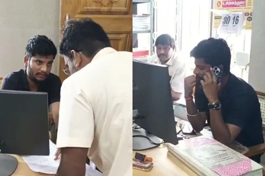 அமைச்சரிடமே அர்ச்சகர்கள் வசூல் வேட்டை.. திருச்செந்தூர் முருகன் கோயிலில் பரபரப்பு! அமைச்சரிடமே அர்ச்சகர்கள் வசூல் வேட்டை.. திருச்செந்தூர் முருகன் கோயிலில் பரபரப்பு!