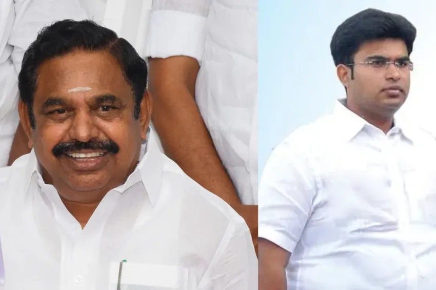 “என் மகன் அரசியலுக்கு வரமட்டார்!” - சர்ச்சைக்கு முற்றுப்புள்ளி வைத்த இபிஎஸ் “என் மகன் அரசியலுக்கு வரமட்டார்!” - சர்ச்சைக்கு முற்றுப்புள்ளி வைத்த இபிஎஸ்