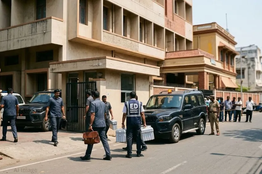 காலையிலேயே அதிரடி.. தமிழகம் முழுவதும் 18 இடங்களில் அமலாக்கத்துறை சோதனை! காலையிலேயே அதிரடி.. தமிழகம் முழுவதும் 18 இடங்களில் அமலாக்கத்துறை சோதனை!