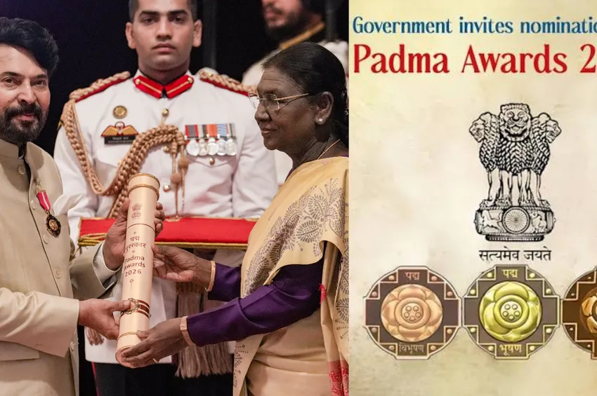  பத்ம விருதுகள் வழங்கிய ஜனாதிபதி முர்மு... மம்முட்டி, மாதவன், ரோகித் சர்மாவுக்கு உயரிய கவுரவம் !