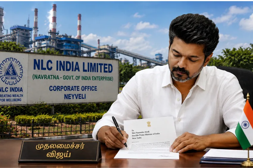 NLC பங்குகள் விற்பனைக்கு எதிர்ப்பு... மோடிக்கு முதல்வர் விஜய் எழுதிய கடிதம் ! 