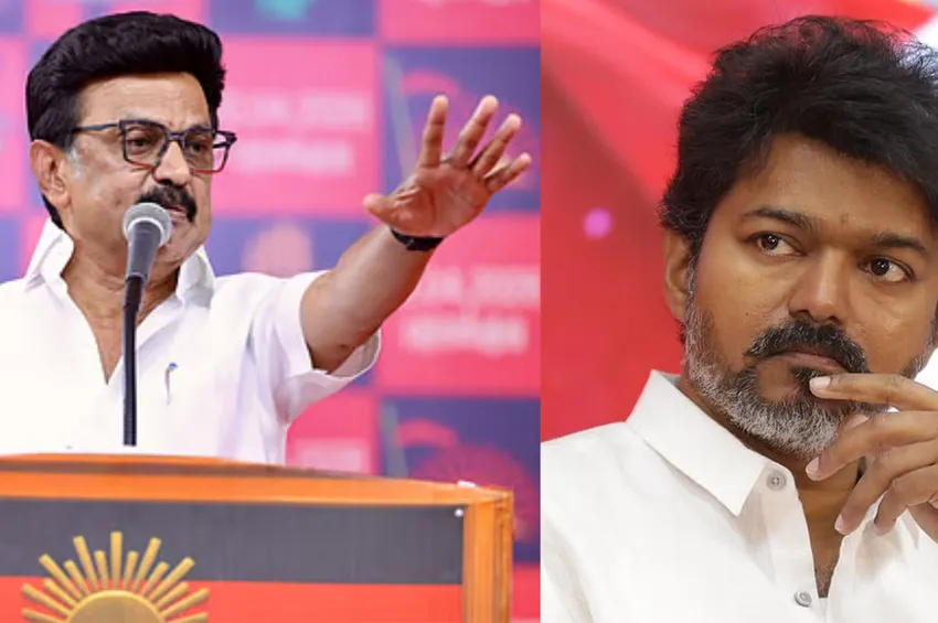 மார்க்கண்டேயன் கைது... த.வெ.க. அரசை கடுமையாக சாடிய மு.க.ஸ்டாலின்! மார்க்கண்டேயன் கைது... த.வெ.க. அரசை கடுமையாக சாடிய மு.க.ஸ்டாலின்!
