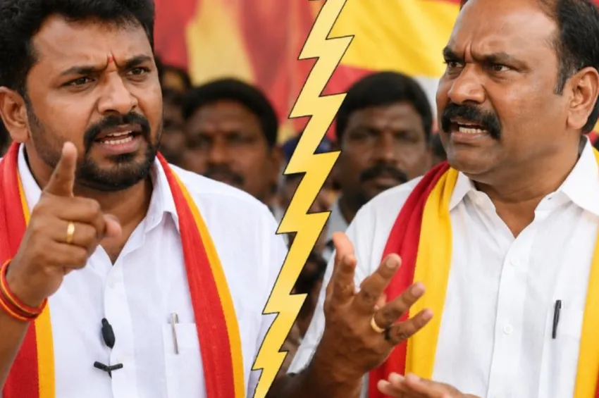 மயிலாடுதுறை தவெக.வில் உட்கட்சி பூசல்? மாவட்டச் செயலாளர் vs புதுவரவு ரஜினி!