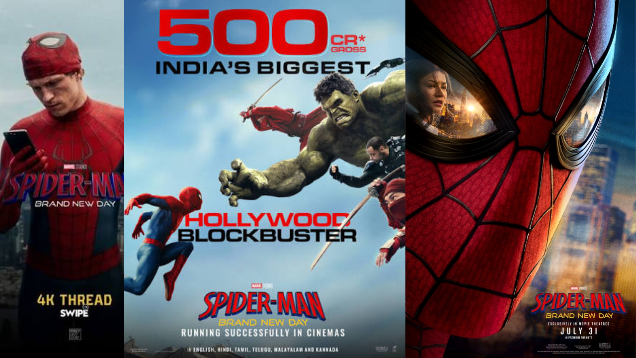 இந்தியாவில் 500 கோடி: வசூலில் அடித்து நொறுக்கும் ஸ்பைடர்மேன்: பிராண்ட் நியூ டே