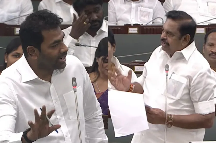 இபிஎஸ் சொன்ன அந்த வார்த்தை.. கடுப்பான ஆதவ் அர்ஜுனா.. சட்டப்பேரவையில் அமளி!