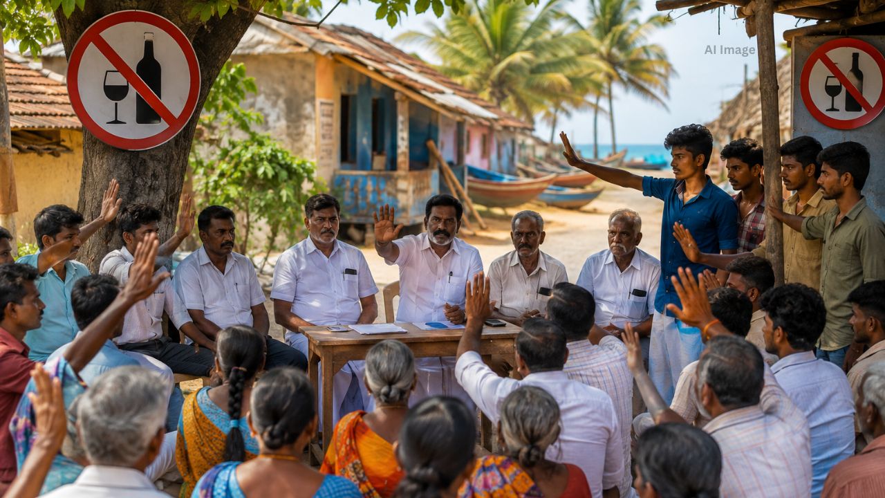 குடிமகன்களுக்குக் குடுமிப்பிடி.. மது அருந்தினால் ரூ.5000 அபராதம்!