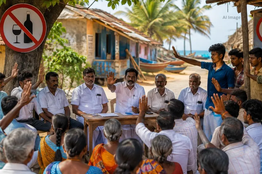 குடிமகன்களுக்குக் குடுமிப்பிடி.. மது அருந்தினால் ரூ.5000 அபராதம்! குடிமகன்களுக்குக் குடுமிப்பிடி.. மது அருந்தினால் ரூ.5000 அபராதம்!