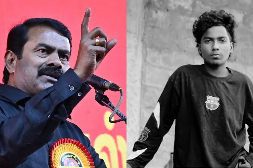 கோவை மாணவன் கொலையை மூடி மறைப்பதா? சீமான் கண்டனம்!