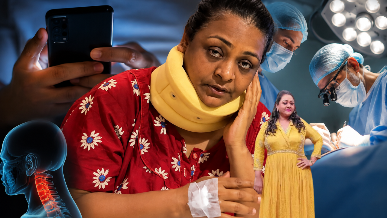 செல்போனால் வந்த வியாதி... சகிலாவிற்கு அறுவை சிகிச்சை! 
