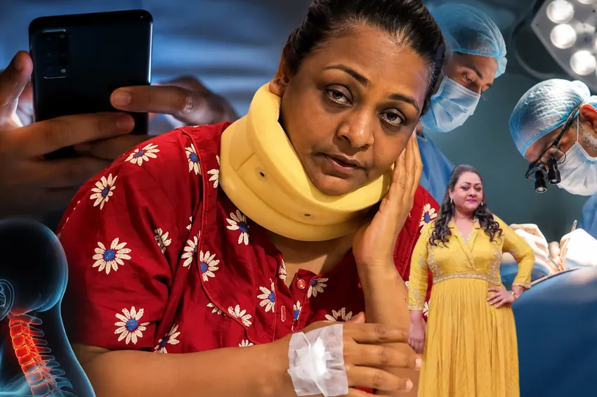 செல்போனால் வந்த வியாதி... சகிலாவிற்கு அறுவை சிகிச்சை! செல்போனால் வந்த வியாதி... சகிலாவிற்கு அறுவை சிகிச்சை!