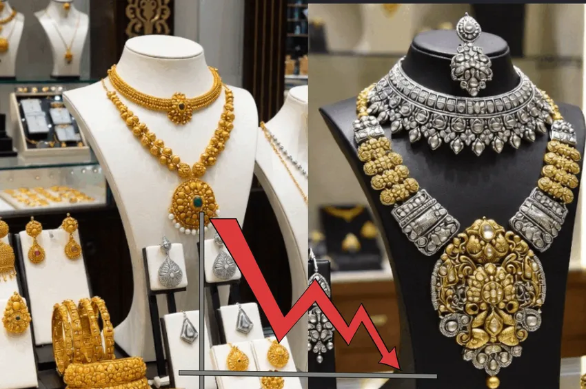 தங்கம் விலை இன்று ஒரு கிராம் ரூ.180 குறைவு... வெள்ளி விலையும் குறைவு!