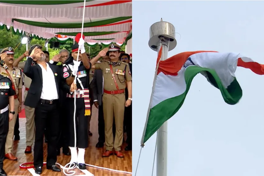 80-வது சுதந்திர தினம்: முதல்முறையாகத் தேசியக் கொடியேற்றினார் முதலமைச்சர் விஜய்!