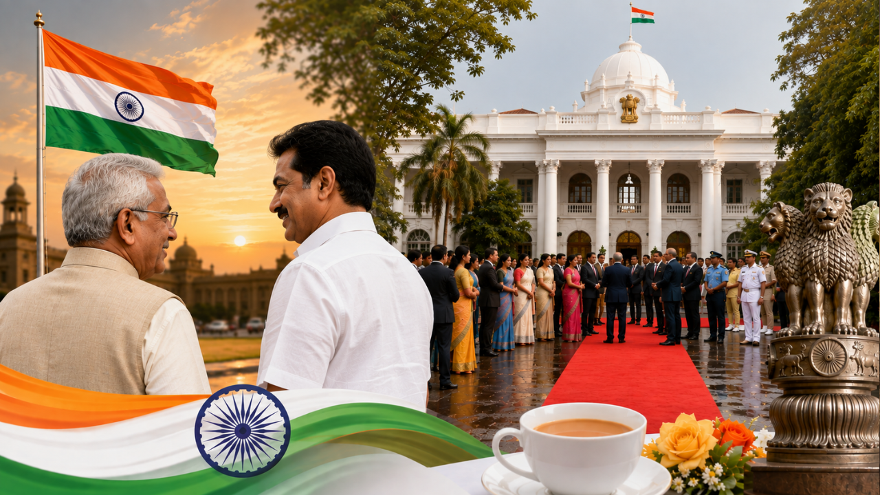 சுதந்திர தினத்தன்று ஆளுநர்- முதலமைச்சர் தேநீர் விருந்து மரபின் பின்னணி என்ன!