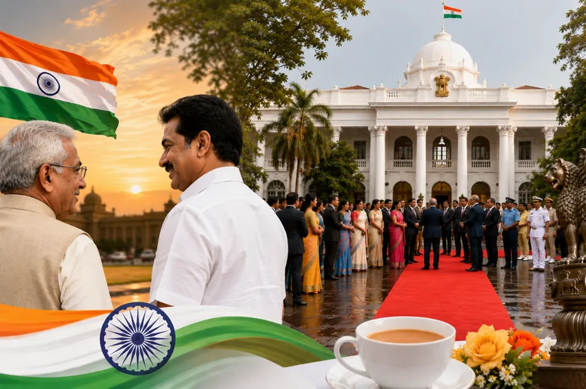 சுதந்திர தினத்தன்று ஆளுநர்- முதலமைச்சர் தேநீர் விருந்து மரபின் பின்னணி என்ன!