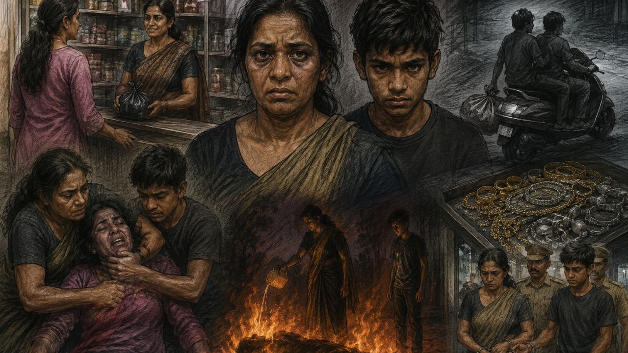 தனியாக வாழும் பெண்களுக்கு ஸ்கெட்ச்.. மைனர் மகனுடன் தாய் அரங்கேற்றிய 'சீரியல் கொலைகள்'!