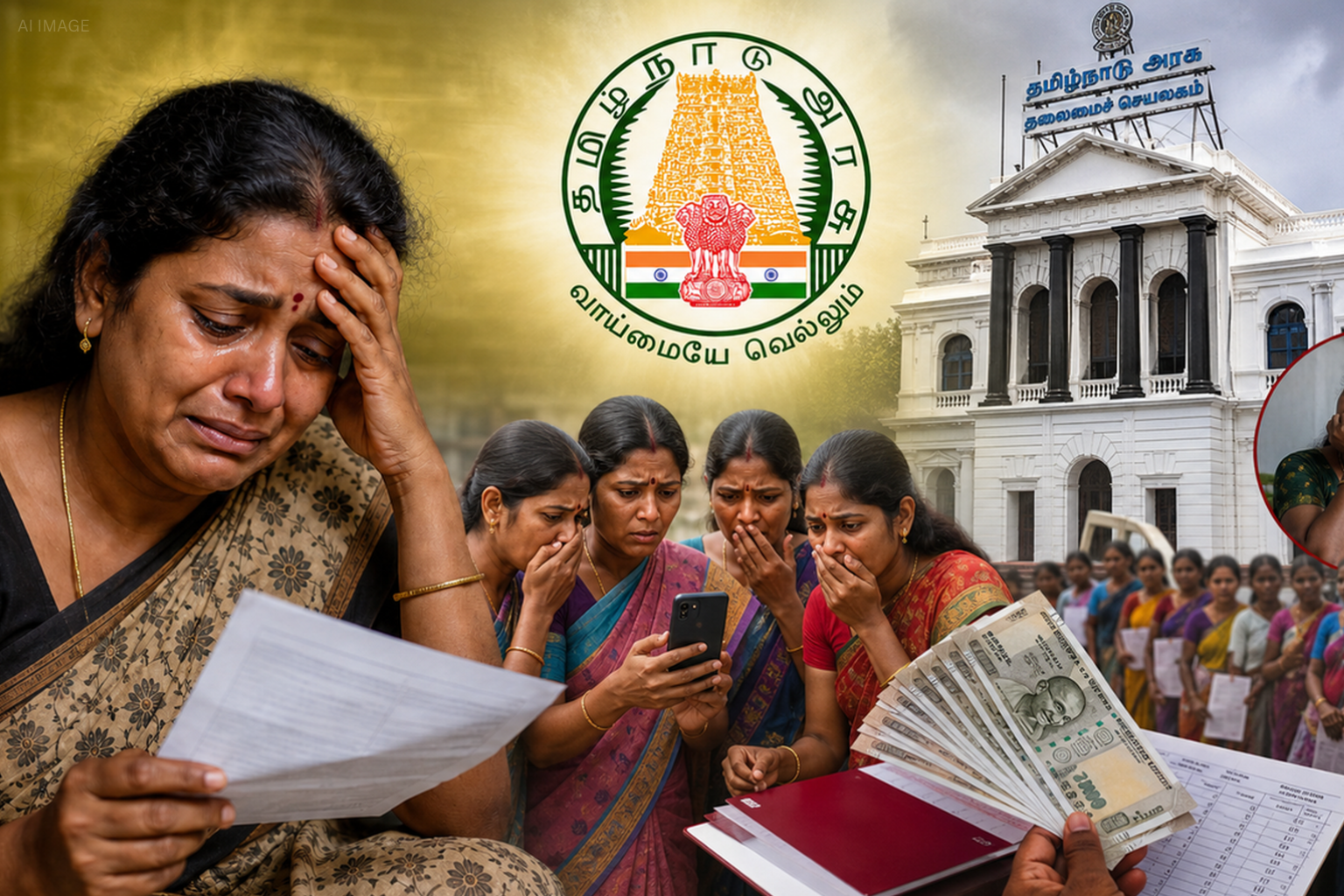 அதிர்ச்சியில் இல்லத்தரசிகள்! பழைய பயனர்களுக்கு மகளிர் உரிமை தொகை இல்லையா?