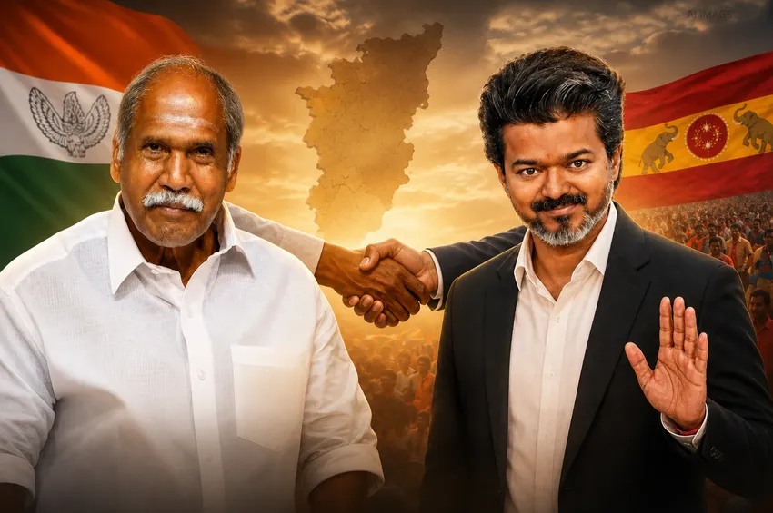  தமிழகத்தில் என்ட்ரி கொடுக்க செம பிளான்... விஜயுடன் சேர புதுவை முதல்வர் வியூகமா?