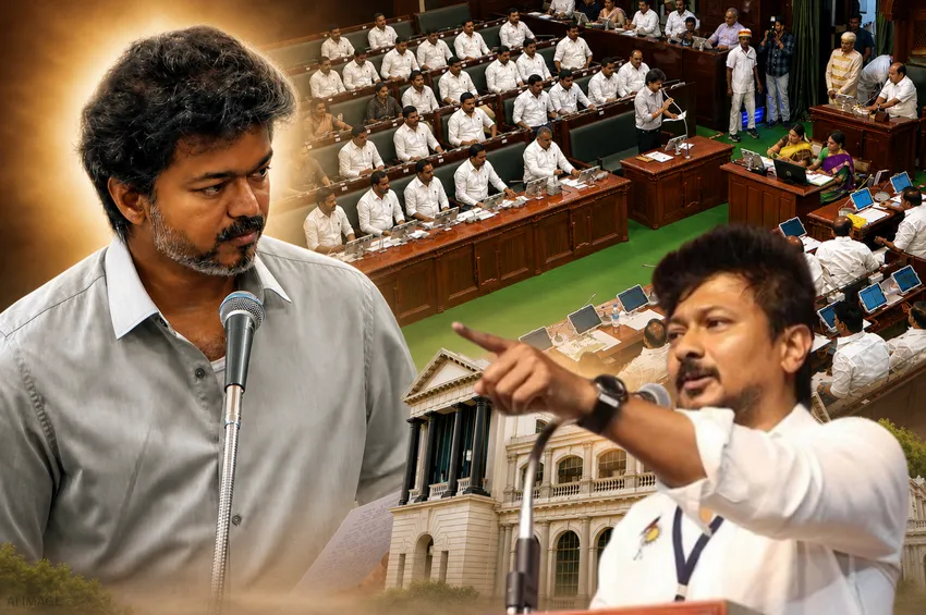 இன்று சட்டசபையில்...விஜய் vs உதய் எகிறும் எதிர்பார்ப்பு! இன்று சட்டசபையில்...விஜய் vs உதய் எகிறும் எதிர்பார்ப்பு!